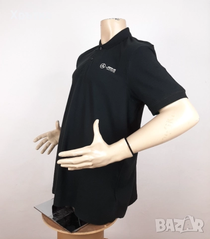 Mercedes AMG F1 Polo - Оригинална мъжка тениска с яка размер XL, снимка 4 - Тениски - 52939301