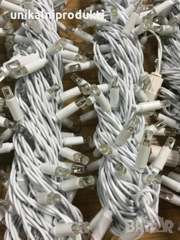 Професионални коледни светлини за външна украса IP65 – 3м завеса, снимка 2 - Лед осветление - 52261427