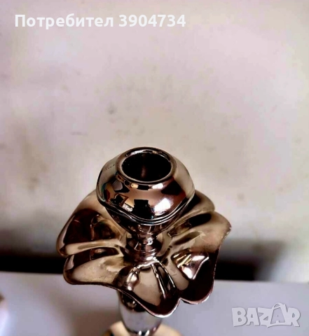 Бароков свещник , снимка 11 - Антикварни и старинни предмети - 51523082