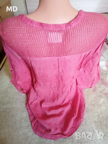 Дамска риза корал , снимка 2 - Ризи - 50444480