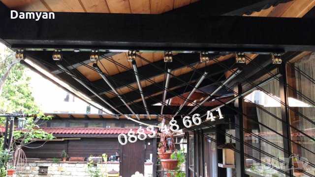 Таванен простор за сушене на дрехи (Метален), снимка 13 - Други стоки за дома - 28127381