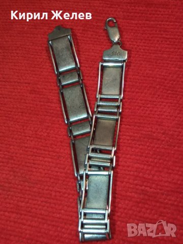 СТИЛНА КЛАСИЧЕСКА ВИНТИДЖ АРТ СРЕБЪРНА ГРИВНА СРЕБРО 925 МАЙСТОРСКА БИЖУТЕРИЙНА ИЗРАБОТКА 39922, снимка 3 - Гривни - 42600288