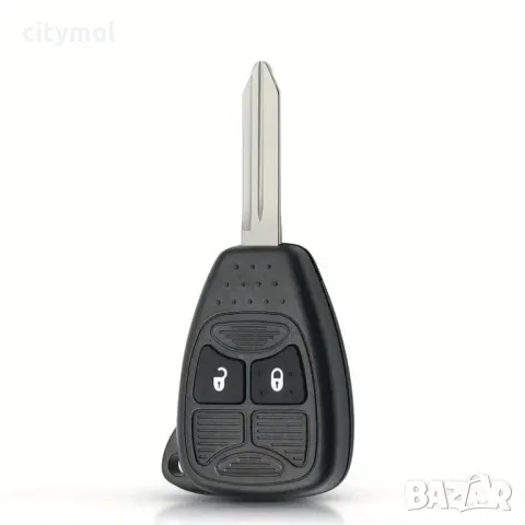 Кутийка за ключ с 2 бутона за CHRYSLER Aspen, DODGE RAM Caravan, и JEEP Cherokee