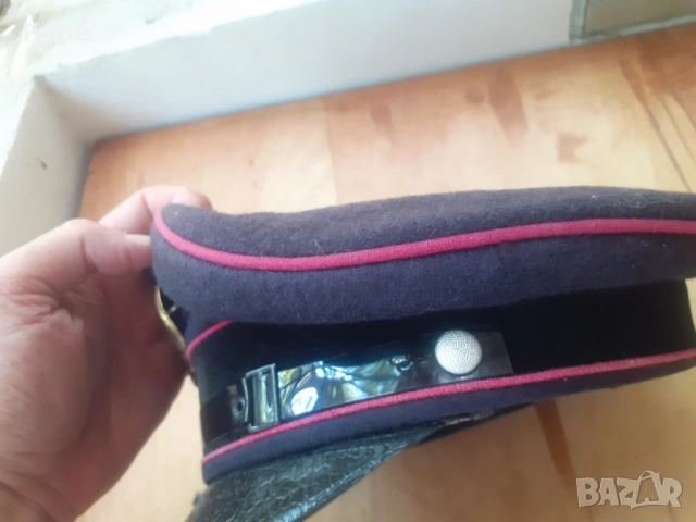 Стара шапка фуражка с кокарда - Германия, снимка 7 - Антикварни и старинни предмети - 53276933