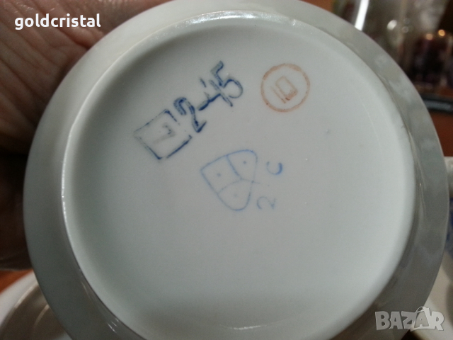 стар руски порцелан чаши за чай, снимка 8 - Антикварни и старинни предмети - 44927668