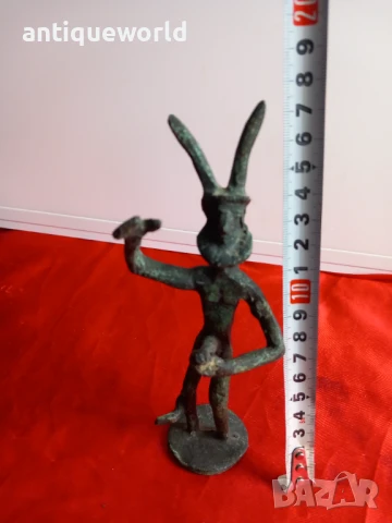 Фавн , САТИР, Бронзова Пластика ,Фигура , Статуетка, снимка 7 - Антикварни и старинни предмети - 51212938