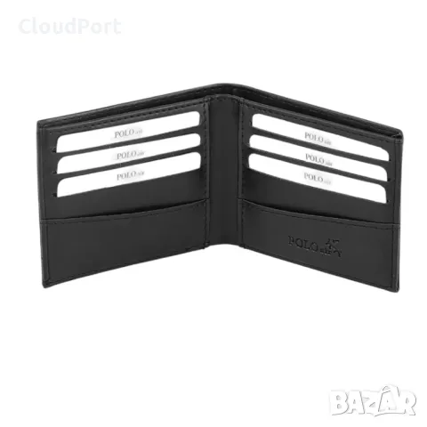 Мъжки комплект, POLO Air, Портфейл, Колан, Черен Часовник, 50 мл Парфюм, Черен, снимка 7 - Мъжки - 50394011