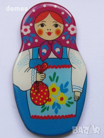 Автентичен магнит-матрьошка от Русия-серия, снимка 3 - Други ценни предмети - 28685657