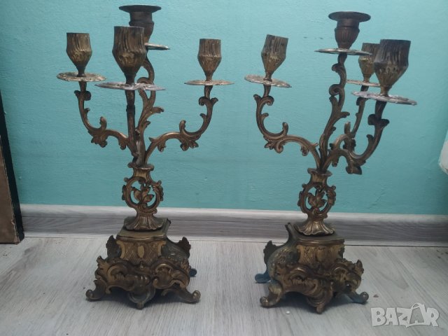 два свещници рококо