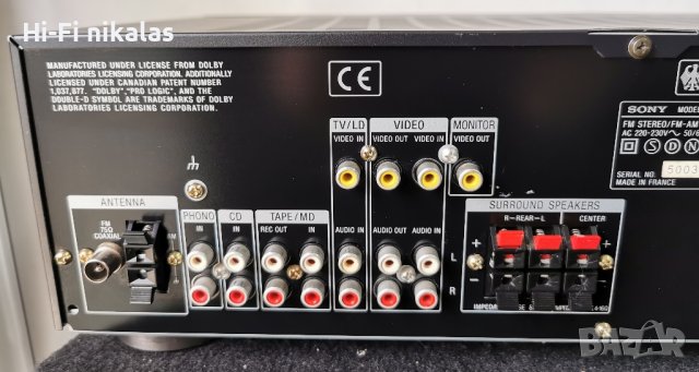 ТОП!!! стерео ресийвър съраунд усилвател SONY STR-D565, снимка 6 - Ресийвъри, усилватели, смесителни пултове - 43817184