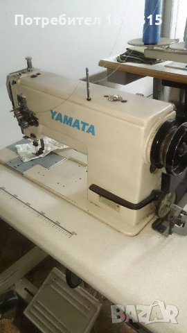 Двуиглова машина прав бод  "YAMATA", снимка 1