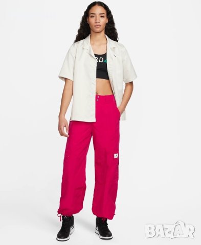 Дамско долнище Jordan Essentials Utility Mystic Hibiscus - размер S, снимка 6 - Спортни екипи - 43638432
