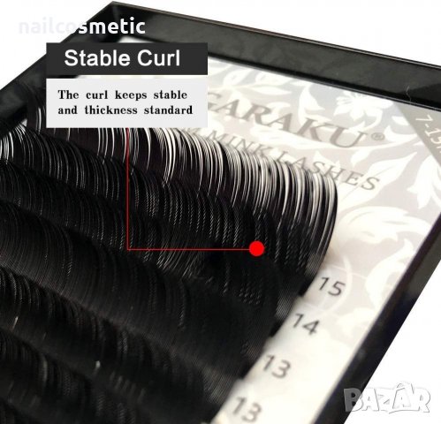 NAGARAKU MIX мигли косъм по косъм - норка, снимка 5 - Декоративна козметика - 28706410