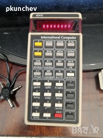 Ретро калкулатор NOVUS 6010, снимка 6 - Друга електроника - 44058461