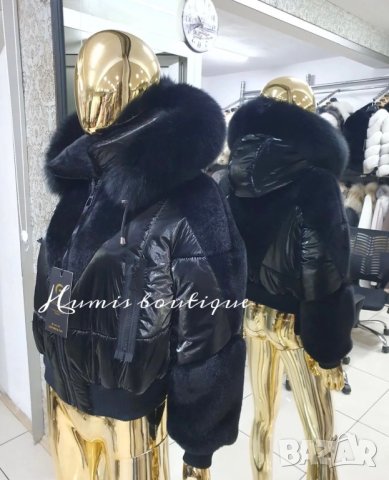 Налични парки от алкантара и естествен косъм лисица !, снимка 3 - Якета - 42938823