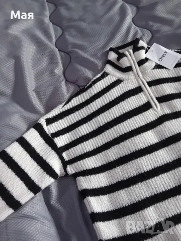 Нов,дълъг блузон"Only", снимка 3 - Блузи с дълъг ръкав и пуловери - 52662513