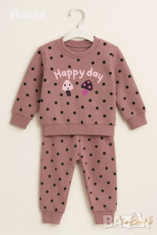 Ватирани детски комплкети за момичета, снимка 2 - Детски комплекти - 52228569