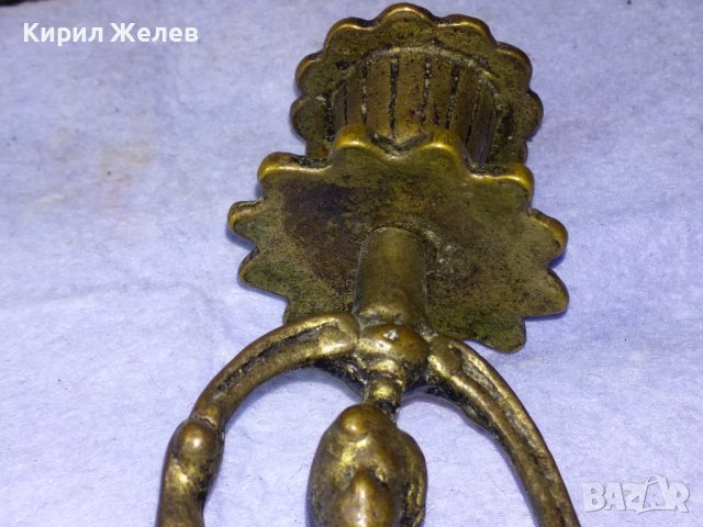 Старинен АР НУВО КОЛЕКЦИОНЕРСКИ ФИГУРАЛЕН БРОНЗОВ СВЕЩНИК Чист БРОНЗ с АВТЕНТИЧНА ПАТИНА 41409, снимка 18 - Колекции - 43888576