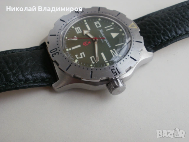 Командирски автоматичен Восток Wostok руски мъжки ръчен часовник, снимка 3 - Мъжки - 50086343