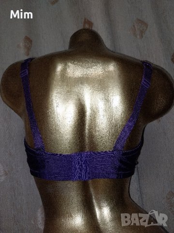 hunkemoller 85 E Лилав дантелен сутиен , снимка 4 - Бельо - 42967779