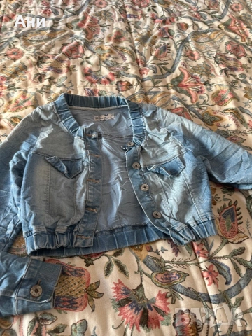 Късо дънково яке 38р