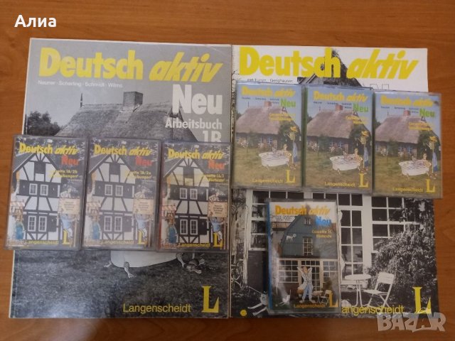 Тетрадки Deutsch aкtiv Neu Arbeitsbuch 1B, 1C + касети целия курс, снимка 2 - Чуждоезиково обучение, речници - 35370501