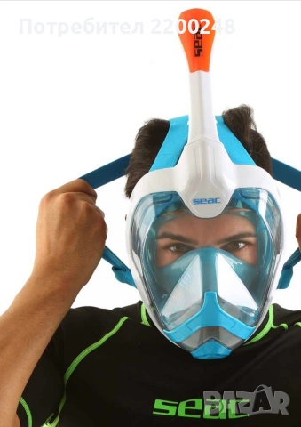 Маска за гмуркане, снимка 3 - Спортна екипировка - 53274056