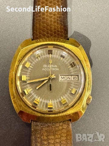 Bulova accuration винтидж часовник с дата от 1971