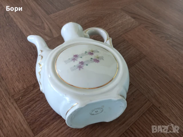 Стара порцеланова българска кана, снимка 8 - Аксесоари за кухня - 50939709