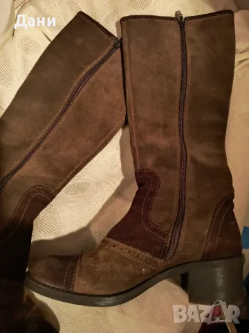 Дамски кожени ботуши Geox , снимка 4 - Дамски ботуши - 49792918