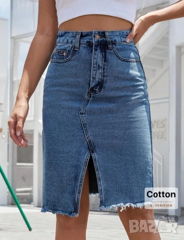 Дънкена пола от SHEIN / Шийн, снимка 3 - Поли - 51097430