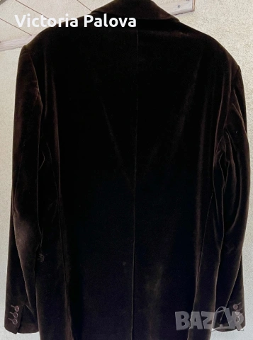 Луксозно кадифено сако MEDITERRANEA Италия, снимка 5 - Сака - 53225874