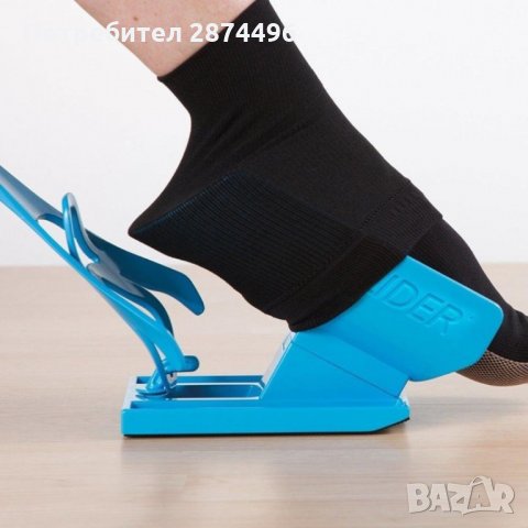 2193 Уред за лесно обуване на чорапи Sock Slider, снимка 8 - Други стоки за дома - 34994616