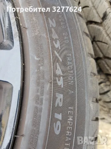 5х114.3  лети джанти с  летни гуми 245/45/R19, снимка 2 - Гуми и джанти - 49623072