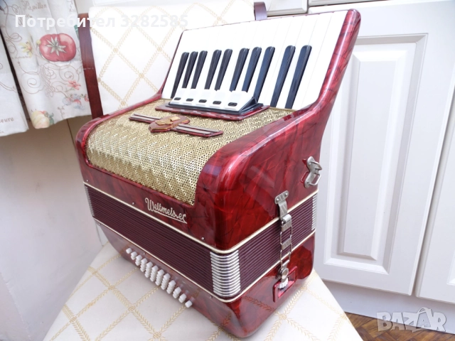 Акордеон Велтмайстер 40 баса, снимка 12 - Акордеони - 52131006