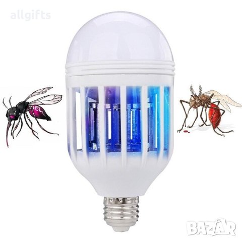 Енергоспестяваща крушка срещу комари и насекоми - 220v, снимка 2 - Други - 40818292
