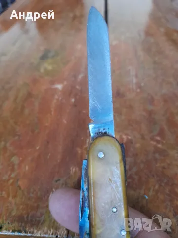 Стар джобен нож,ножче,ножка #103, снимка 6 - Други ценни предмети - 49663125