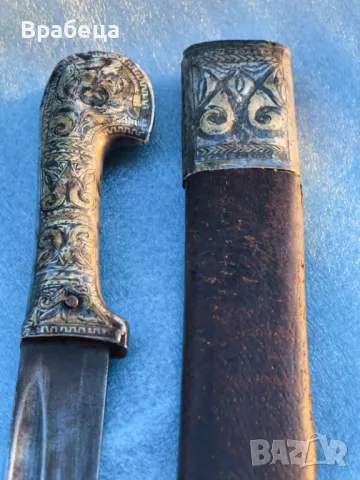 Сребърна кавказка шашка , снимка 11 - Колекции - 48408048