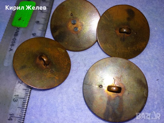 ЛОТ ЧЕТИРИ СТАРИ РЕТРО ОРНАМЕНТИРАНИ ЗЛАТИСТИ ШИКОЗНИ АРТ КОПЧЕТА БАКЕЛИТ 22961, снимка 5 - Антикварни и старинни предмети - 43553365