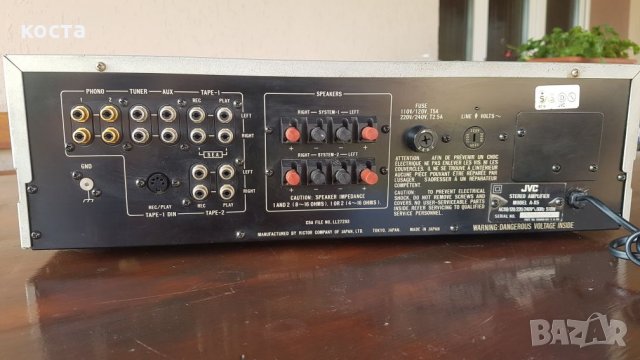 JVC A-X5, снимка 9 - Ресийвъри, усилватели, смесителни пултове - 27262705
