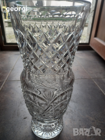голяма кристална ваза 