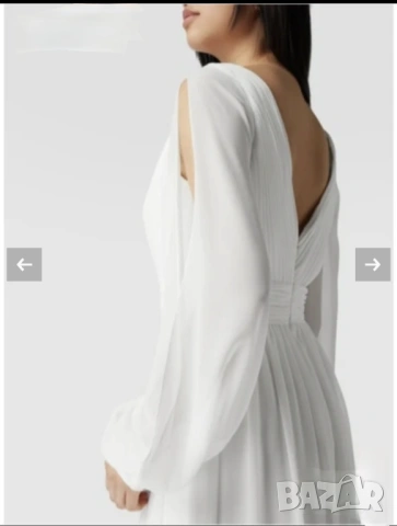 НОВО! Дълга булчинска сватбена рокля Mascara, размер М. Промо -40%!, снимка 5 - Рокли - 53512519