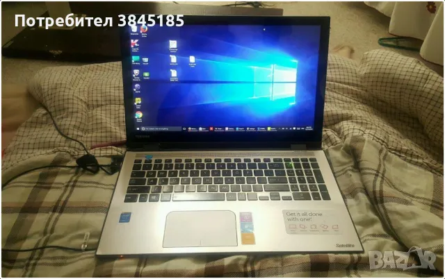 Бизнес лаптоп - Toshiba P55W, 15.6" FHD IPS, i7 up to 3.00Ghz, 8GB RAM, 500GB SSHD, Harman Kardon