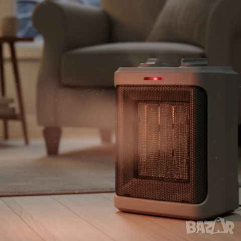 Отоплителна печка с вентилатор PTC Voltz, 1500W – моментална, равномерна топлина , снимка 3 - Отоплителни печки - 52152735