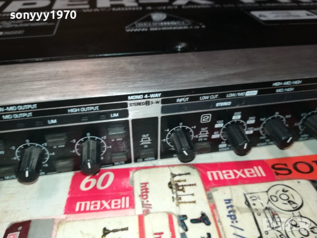 BEHRINGER SUPER-X PRO CX3400-ВНОС SWISS 1810252345, снимка 14 - Ресийвъри, усилватели, смесителни пултове - 52102538