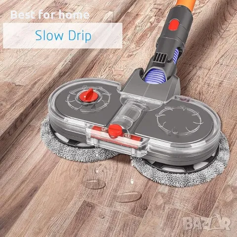 Комплект глава - моп за Dyson + 6 моп кърпи, снимка 5 - Прахосмукачки - 49270250