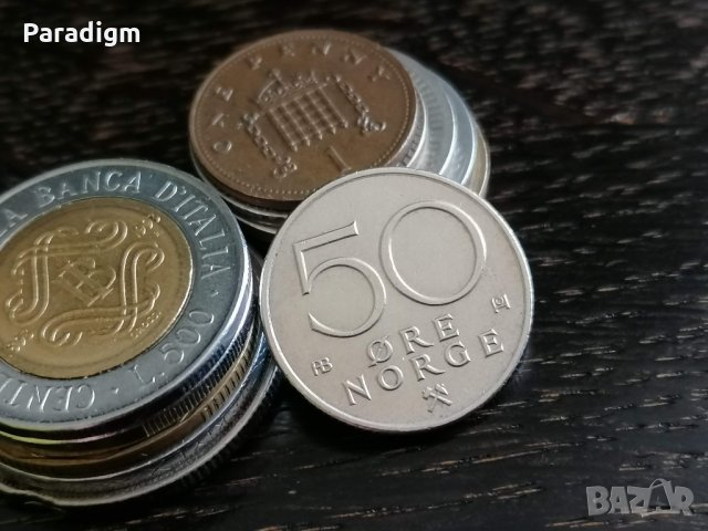 Монета - Швеция - 50 оре | 1977г., снимка 2 - Нумизматика и бонистика - 33614502