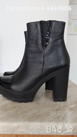 Продавам дамски боти от естествена кожа, снимка 1