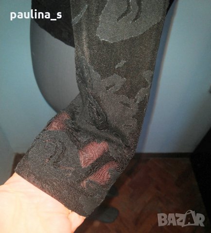 Еластична и мистична блуза с флорален акцент , снимка 6 - Блузи с дълъг ръкав и пуловери - 27424639