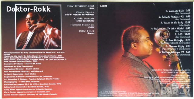 Ray Drummond – Vignettes (1996, CD), снимка 4 - CD дискове - 39872185